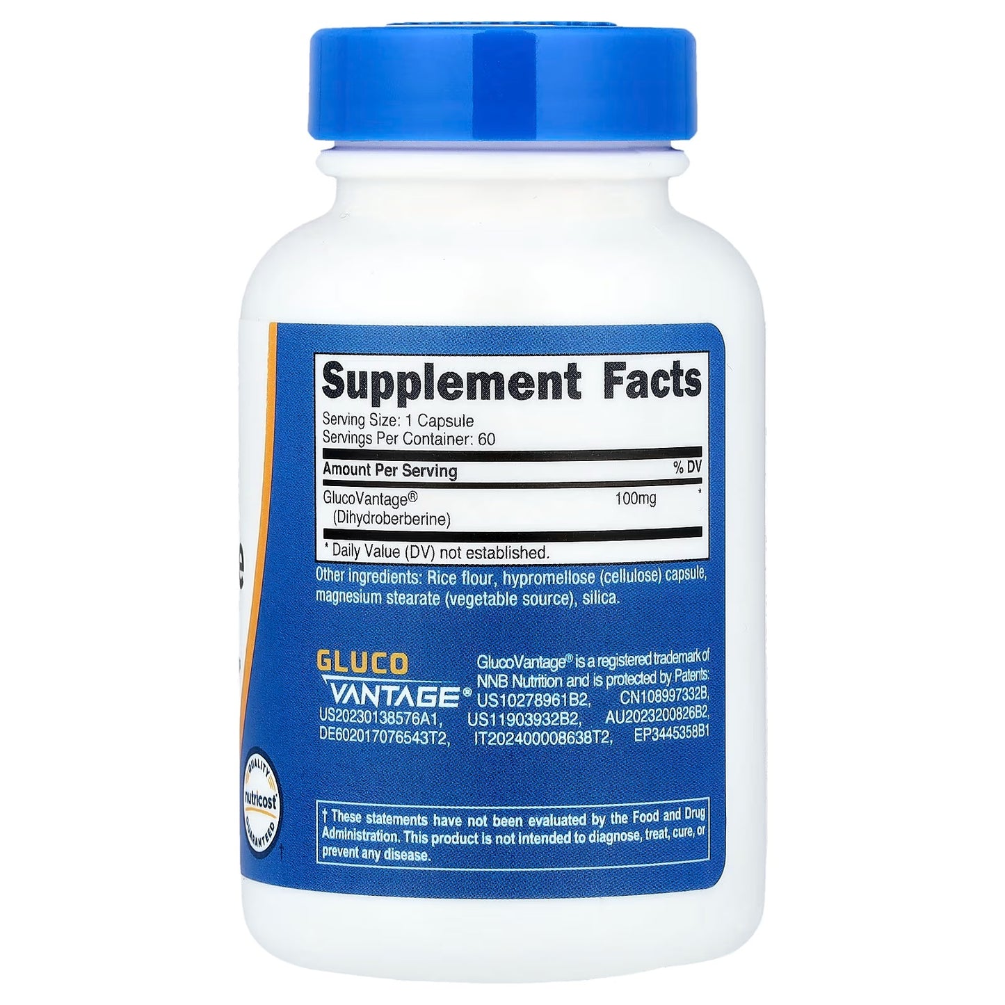Nutricost Dihydroberberine 100mg – 60 Capsules, Highly Bioavailable Berberine Metabolite