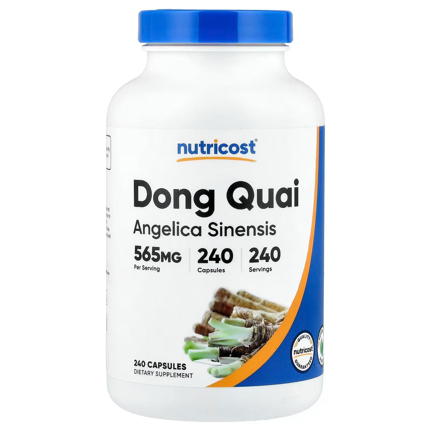 Nutricost Dong Quai 565mg – 240 Capsules, Angelica Sinensis Herbal Supplement, Gluten-Free