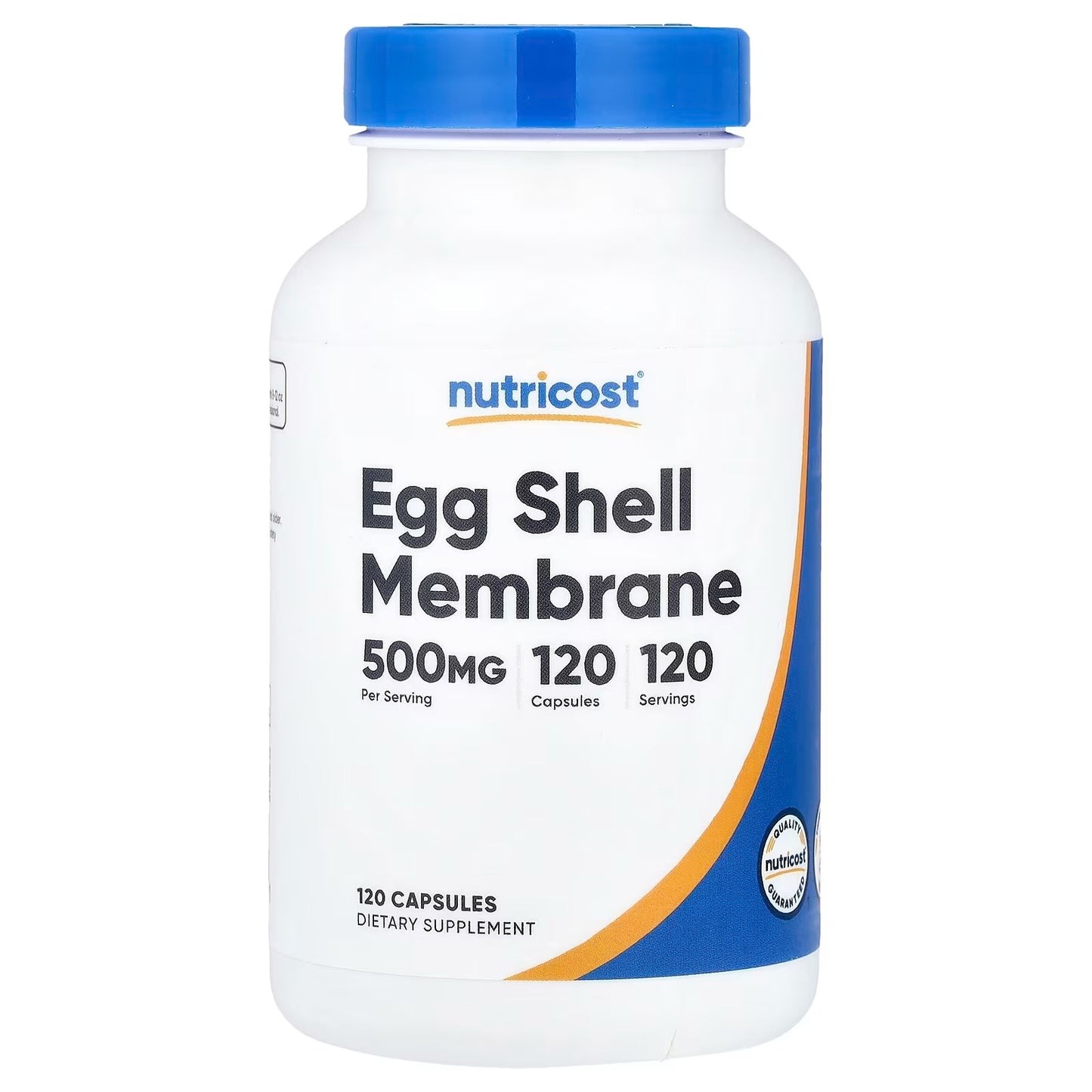 Nutricost Eggshell Membrane 500mg – 120 Capsules, Gluten-Free & GMO-Free Joint Support Supplement