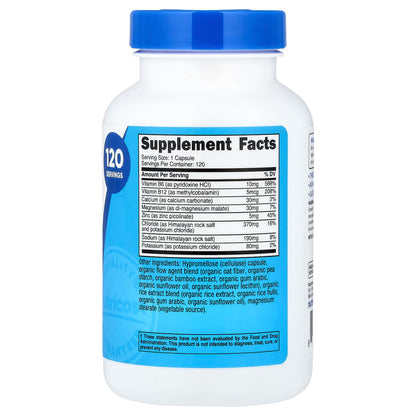 Nutricost Electrolyte Complex Advanced Hydration – 120 Vegetarian Capsules, 8 Electrolytes & Vitamins, Gluten-Free & GMO-Free