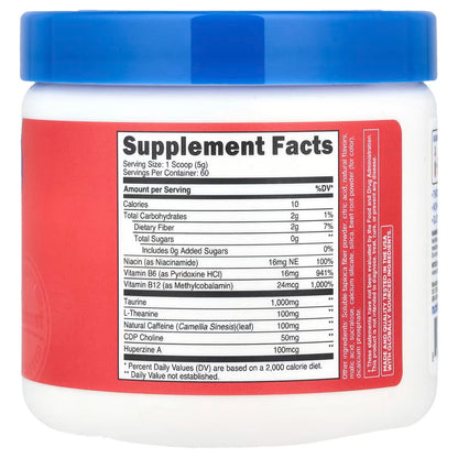 Nutricost Energy Complex Powder 300g – Strawberry Kiwi, 60 Servings, Energy & Performance Supplement