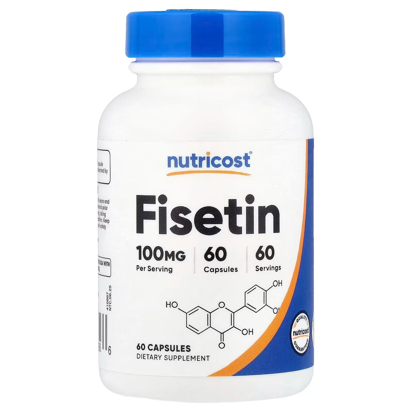 Nutricost Fisetin 100mg – 60 Capsules, Natural Polyphenol Antioxidant Supplement