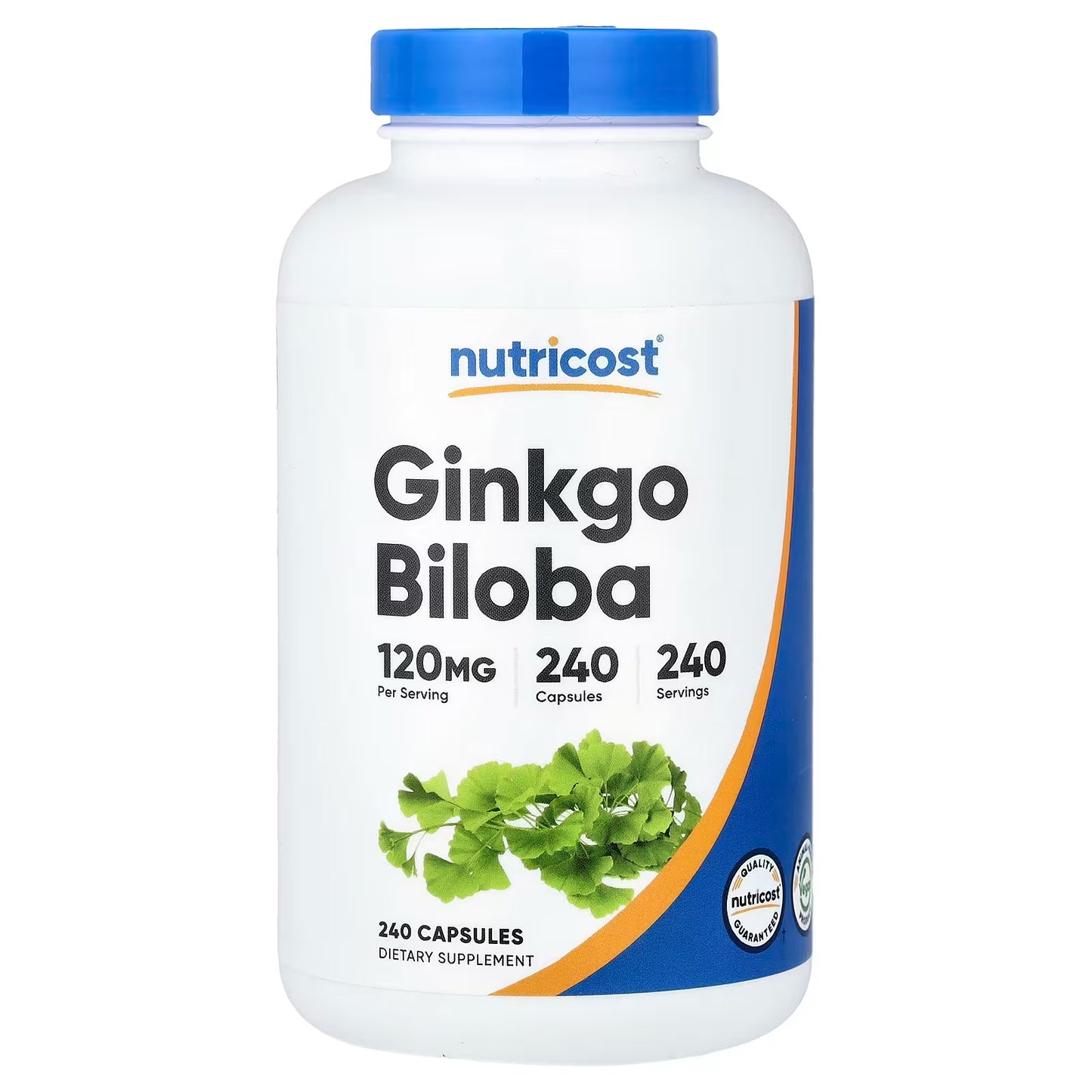 Nutricost Ginkgo Biloba 120mg – 240 Capsules, Extra Strength, Gluten-Free & GMO-Free