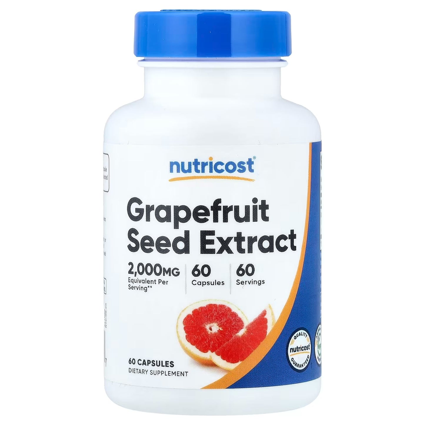 Nutricost Grapefruit Seed Extract – 60 Capsules, 60 Servings, Natural Herbal Supplement