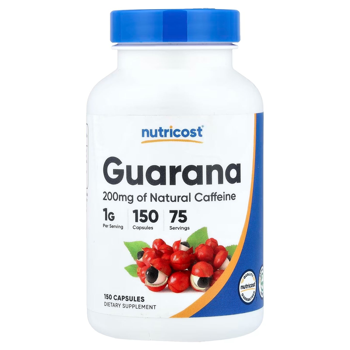 Nutricost Guarana 1000mg – 150 Vegetarian Capsules, Natural Brazilian Caffeine & Energy Supplement