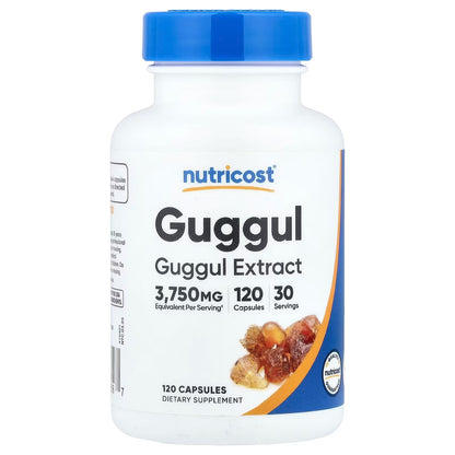 Nutricost Guggul Extract – 120 Capsules, 30 Servings, Herbal Botanical Supplement