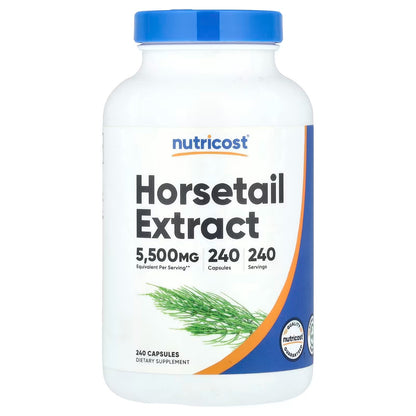 Nutricost Horsetail Extract 5,500mg Equivalent – 240 Servings, Vegan & Non-GMO Herbal Supplement