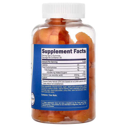 Nutricost Kids Vitamin C Gummies 250mg – 60 Gummies, 30 Servings, Vitamin C Supplement for Children