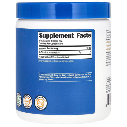 Nutricost L-Citrulline Malate 2:1 Powder – 300g, Pure Amino Acid Sports Supplement