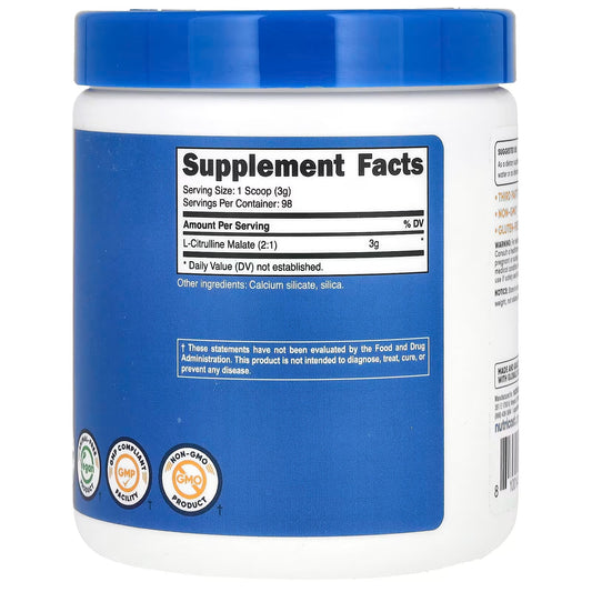 Nutricost L-Citrulline Malate 2:1 Powder – 300g, Pure Amino Acid Sports Supplement
