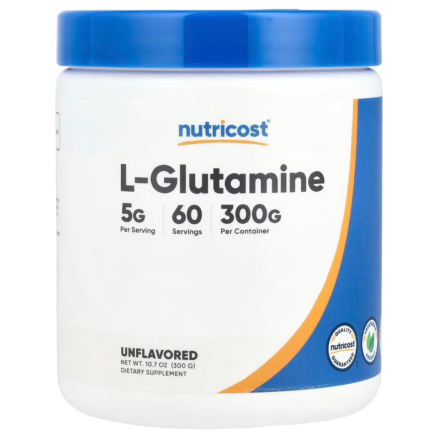 Nutricost L-Glutamine Powder 1kg – Unflavored Amino Acid Supplement, Non-GMO & Gluten-Free