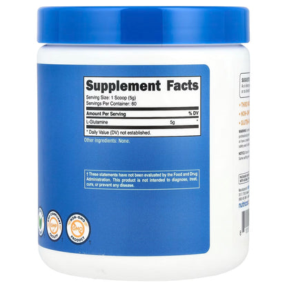 Nutricost L-Glutamine Powder 1kg – Unflavored Amino Acid Supplement, Non-GMO & Gluten-Free
