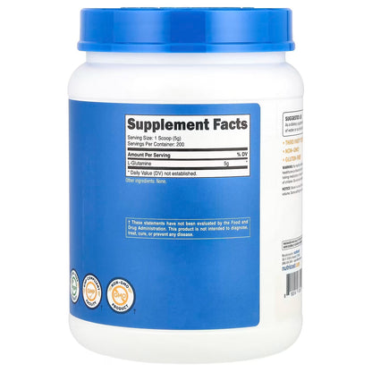 Nutricost L-Glutamine Powder 1kg – Unflavored Pure L-Glutamine Non-GMO & Gluten-Free