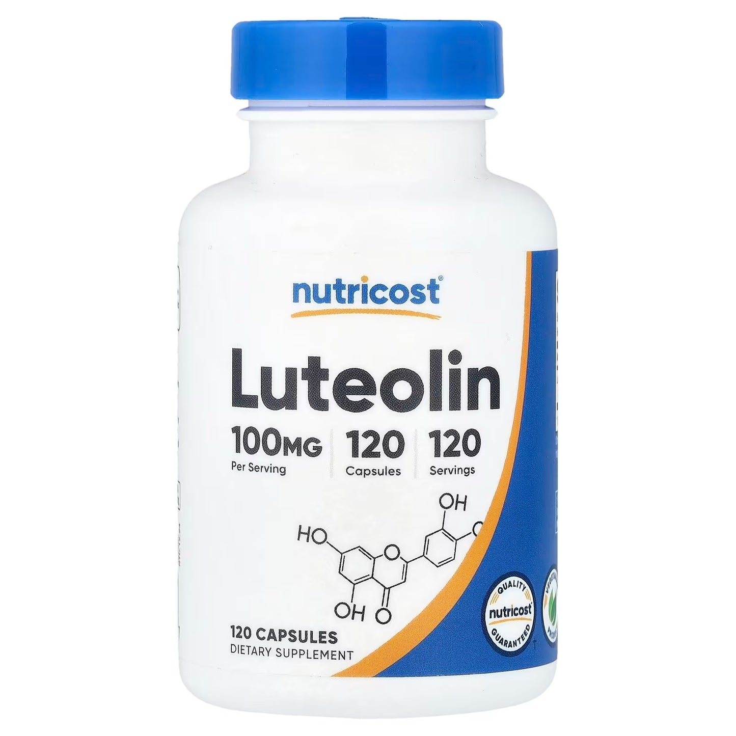 Nutricost Luteolin 100mg – 120 Vegetarian Capsules, Gluten-Free & GMO-Free