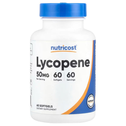 Nutricost Lycopene 50mg – 60 Softgels, Antioxidant Carotenoid Supplement