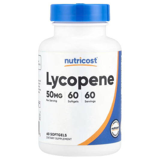 Nutricost Lycopene 50mg – 60 Softgels, Antioxidant Carotenoid Supplement