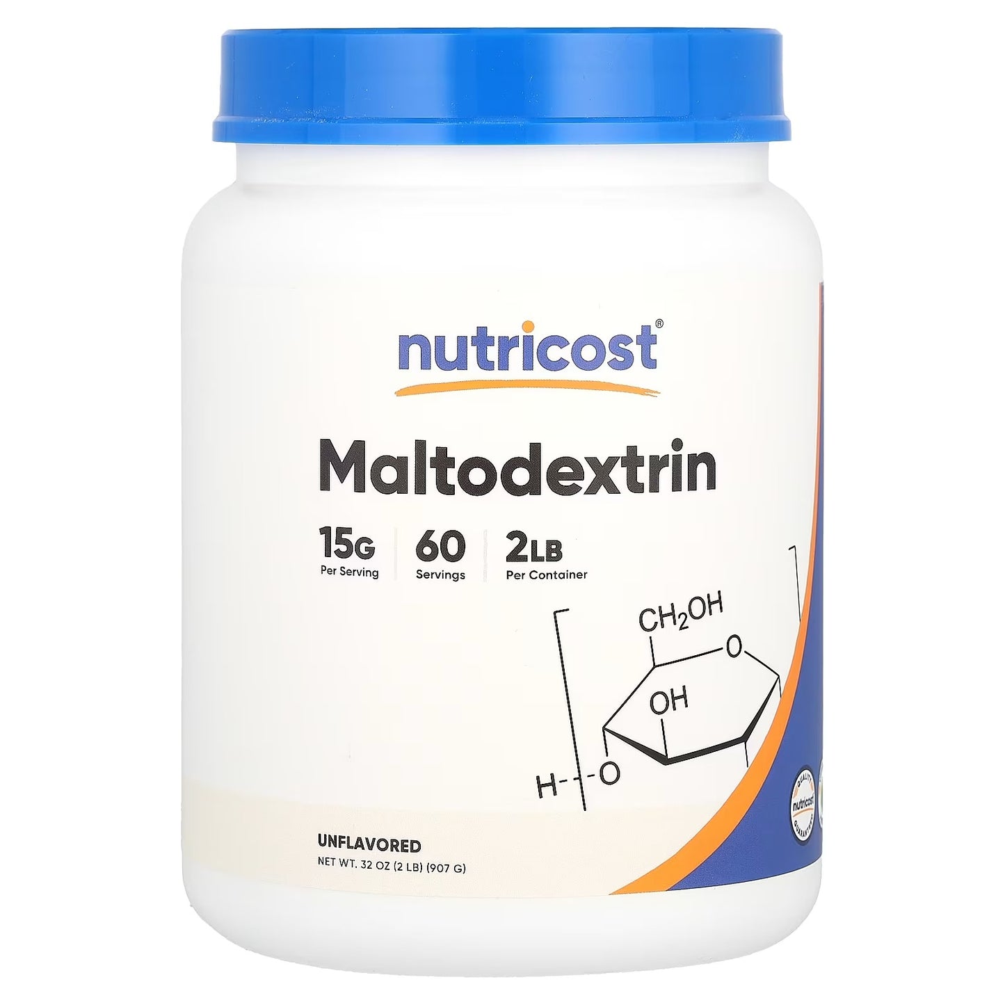 Nutricost Maltodextrin Powder 2 lbs (907g) – Gluten-Free & Non-GMO Carbohydrate Supplement