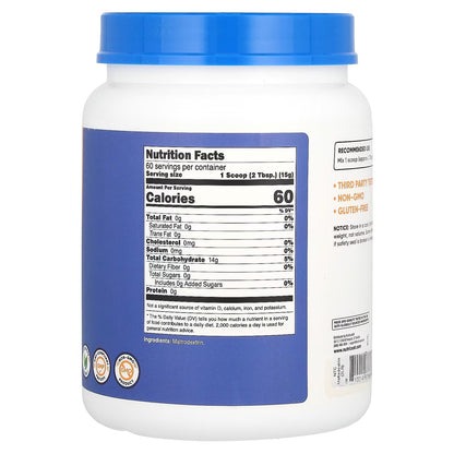Nutricost Maltodextrin Powder 2 lbs (907g) – Gluten-Free & Non-GMO Carbohydrate Supplement