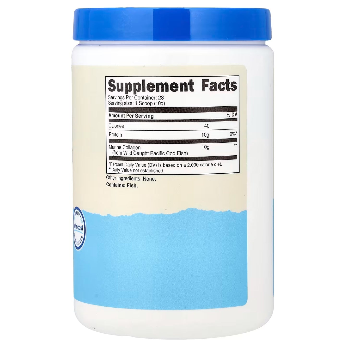 SEO-Optimized Product Title: Nutricost Marine Collagen Powder 8.1oz (227g) – Wild-Caught Pacific Cod, Unflavored Collagen Peptides
