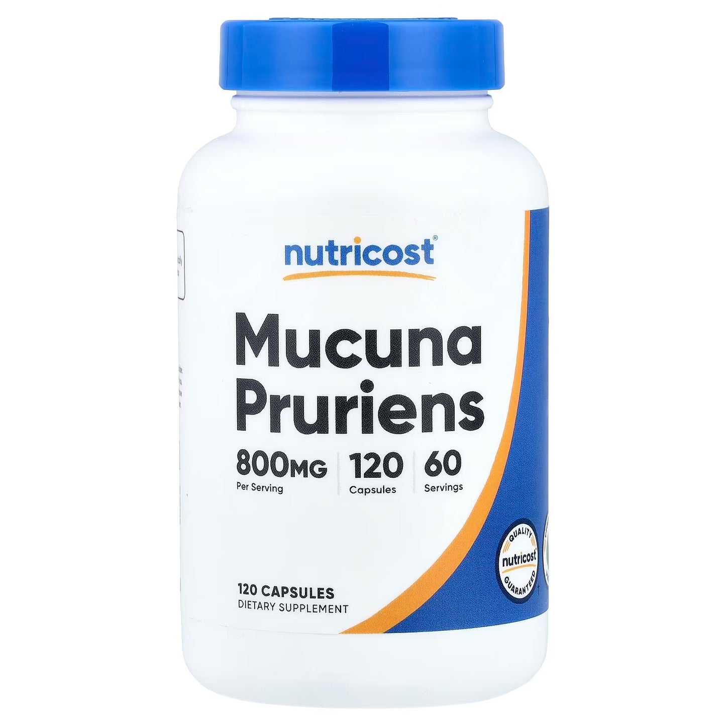 Nutricost Mucuna Pruriens 800mg – 120 Vegetarian Capsules, 60 Servings, 400mg Per Capsule