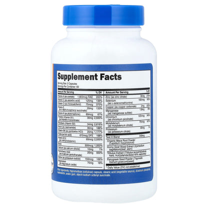Nutricost Multivitamin for Men – 120 Capsules, Complete Vitamins & Minerals Daily Supplement