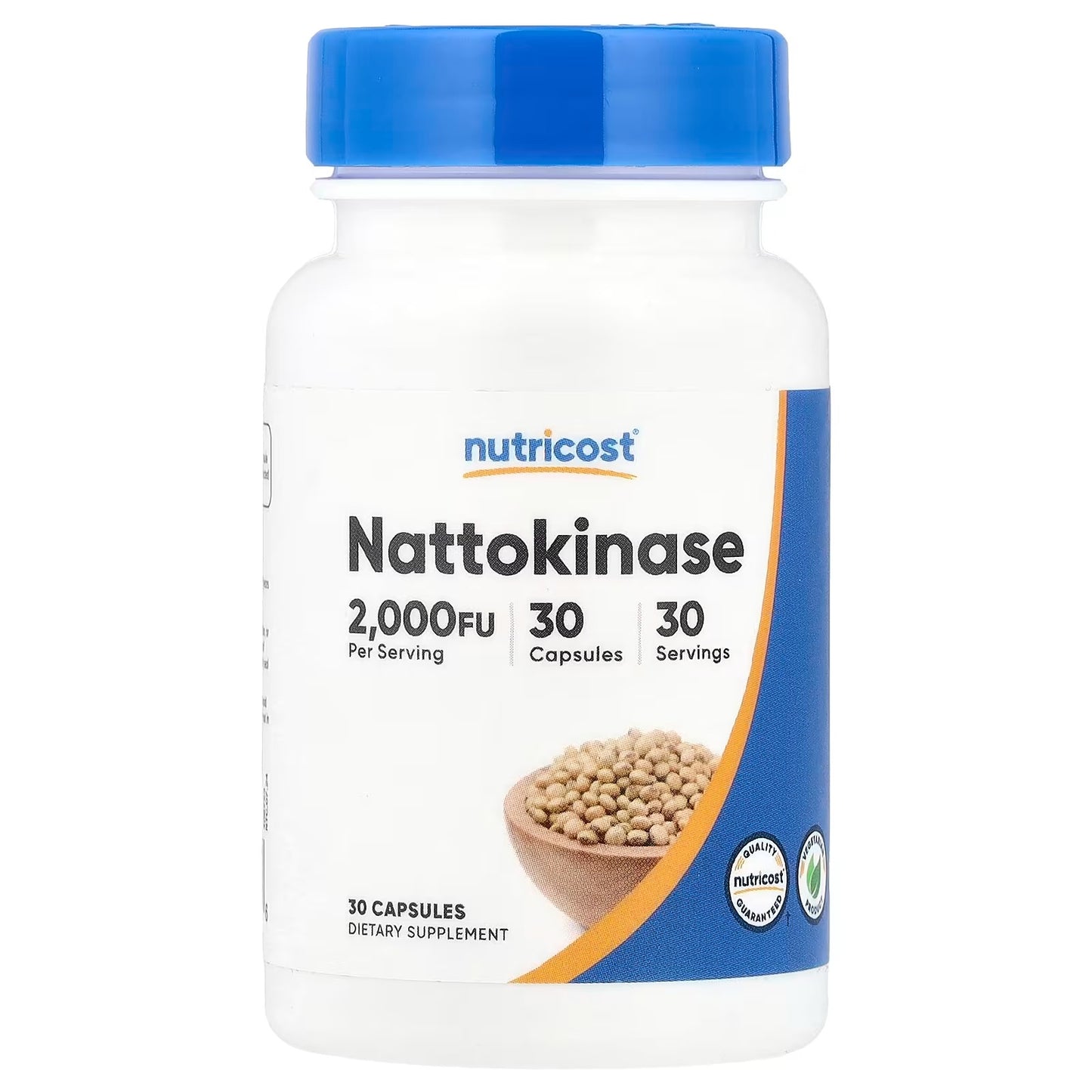 Nutricost Nattokinase 2000 FU – 120 Capsules, Gluten-Free & GMO-Free Enzyme Supplement