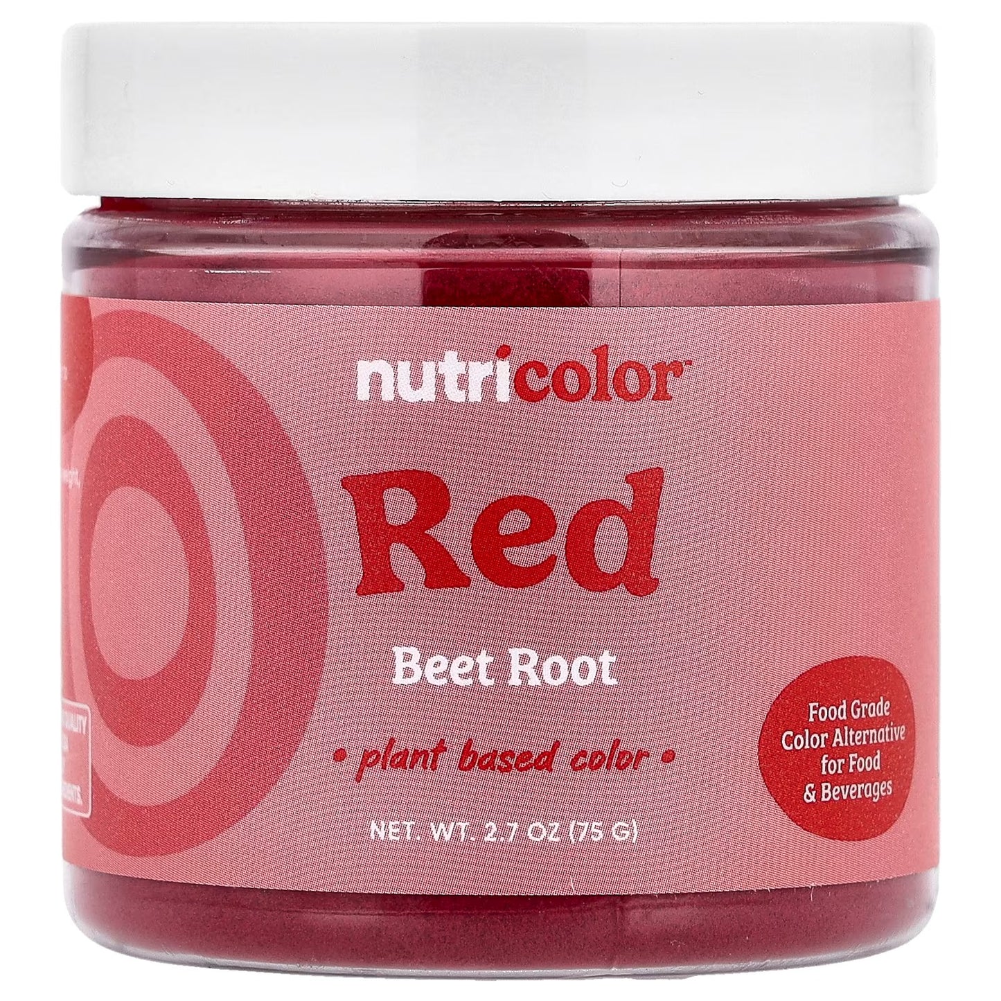 Nutricost Red Plant-Based Food Coloring – Beet Root Powder, 75 Servings, Natural Food Color