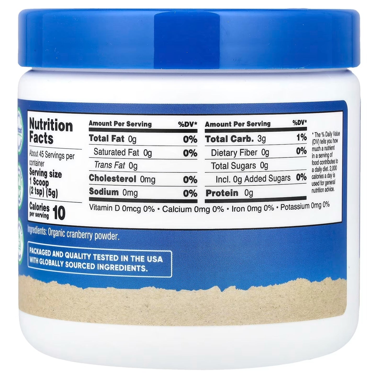 Nutricost Organic Cranberry Powder 8oz (227g) – 5g Per Serving, Gluten-Free Superfood Supplement