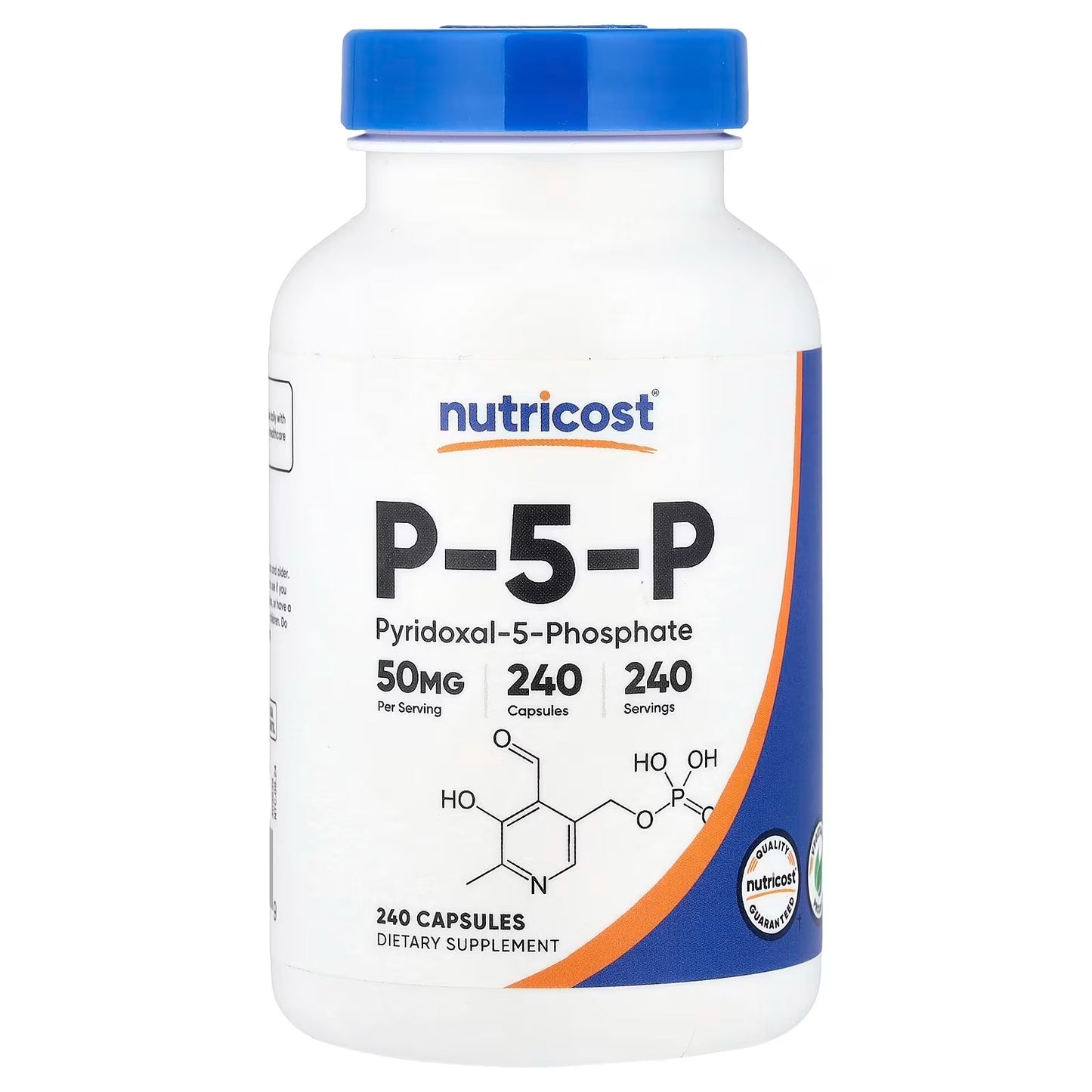 Nutricost P5P Vitamin B6 100mg – 240 Capsules, Pyridoxal-5-Phosphate, Vegetarian, Gluten-Free & GMO-Free