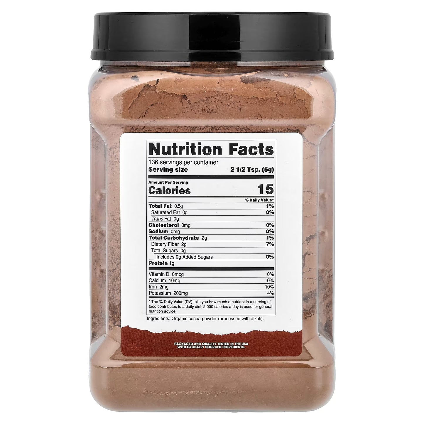 Nutricost Organic Cocoa Powder 1.5 lbs (680g) – Gluten-Free, GMO-Free & Vegan Cocoa Powd