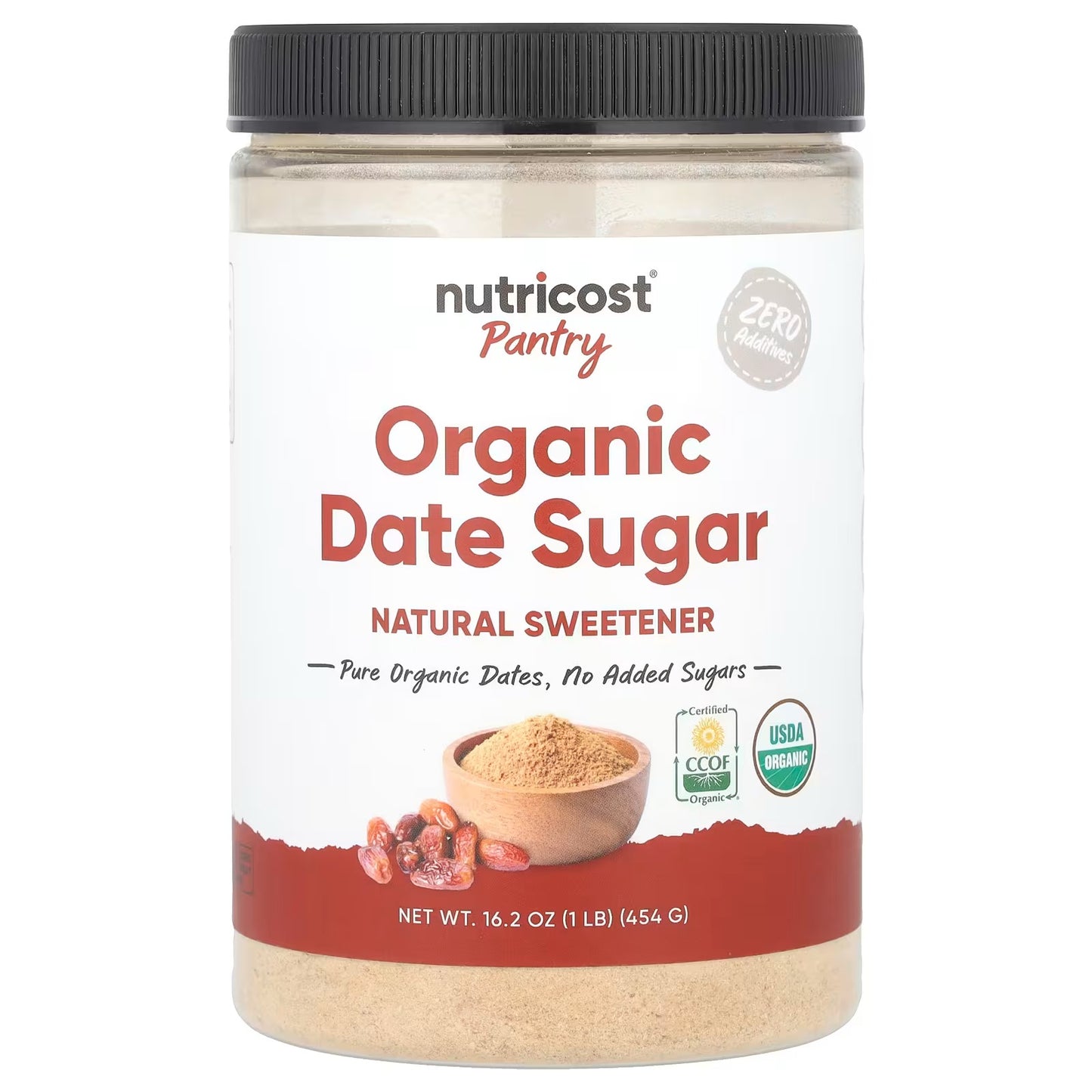 Nutricost Organic Date Sugar 1 lb (454g) – USDA Organic, Vegan & GMO-Free Natural Sweetener