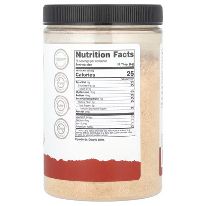 Nutricost Organic Date Sugar 1 lb (454g) – USDA Organic, Vegan & GMO-Free Natural Sweetener