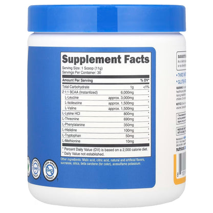 Nutricost EAA Powder – POG Passion Fruit, Orange & Guava, 30 Servings, Essential Amino Acids, GMO-Free & Gluten-Free