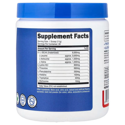 Nutricost EAA Powder – Fruit Punch Essential Amino Acids, 30 Servings, GMO-Free, Gluten-Free & Vegetarian-Friendly