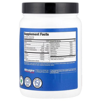 Nutricost Pre-X Xtreme Pre-Workout Powder – Grape Flavor, 60 Servings, Advanced Workout Formula