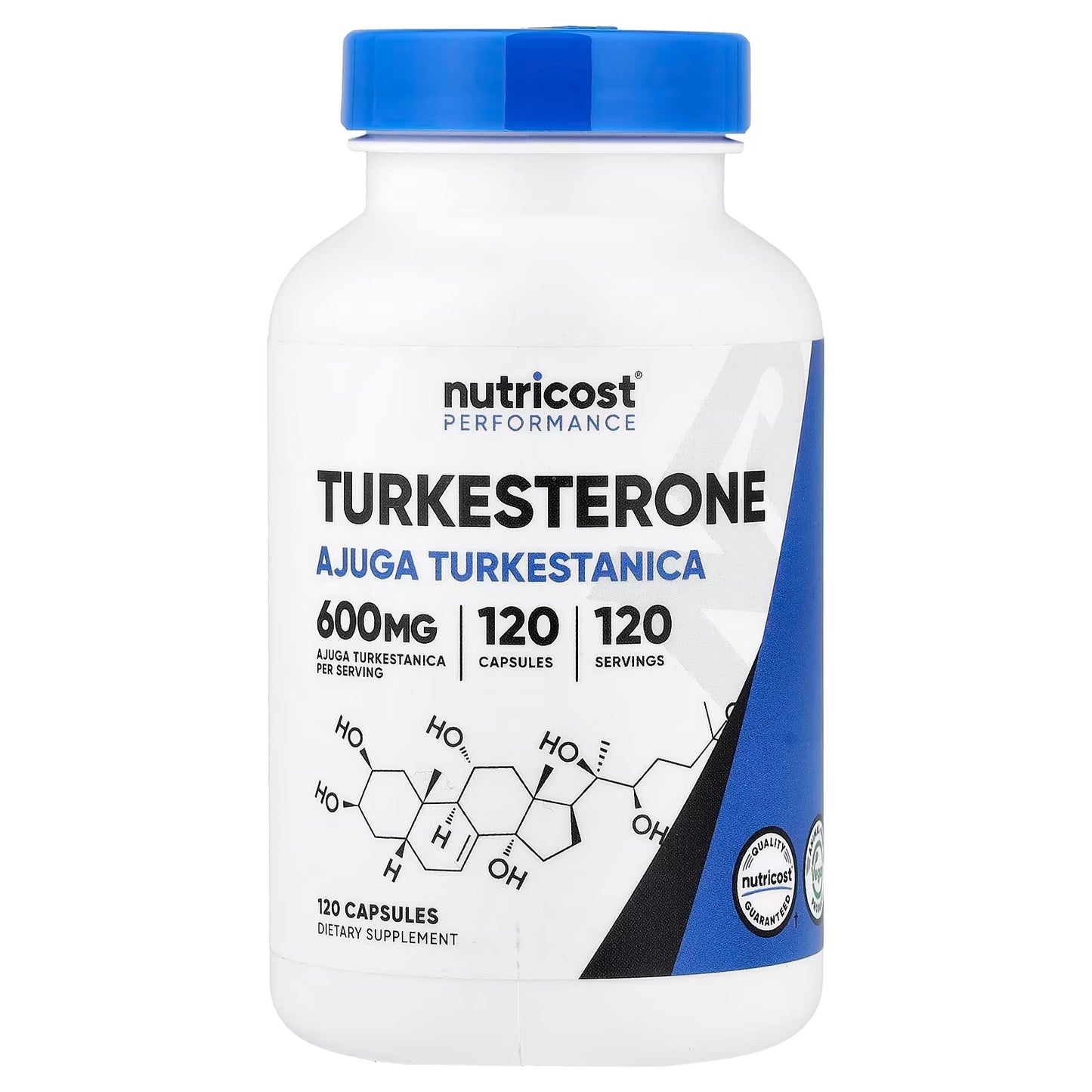 Nutricost Turkesterone 600mg – 120 Vegan & Vegetarian Capsules, Gluten-Free & GMO-Free