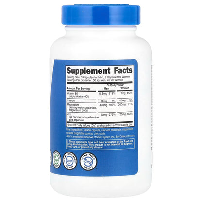Nutricost ZMA Supplement – 180 Capsules, Non-GMO & Gluten-Free Zinc Magnesium Formula