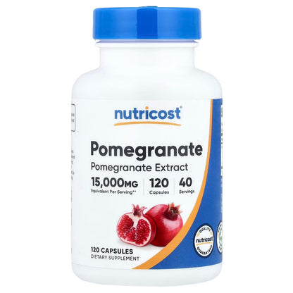 SEO-Optimized Product Title: Nutricost Pomegranate Extract – 120 Capsules, 40 Servings, Antioxidant Herbal Supplement