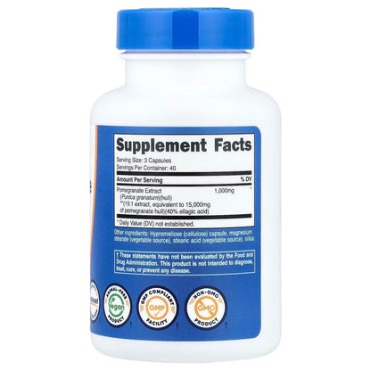 SEO-Optimized Product Title: Nutricost Pomegranate Extract – 120 Capsules, 40 Servings, Antioxidant Herbal Supplement
