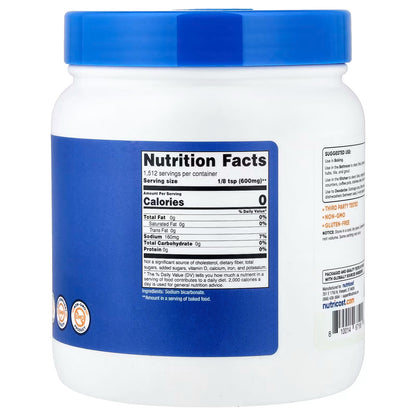 Nutricost Sodium Bicarbonate Powder 2 lbs (907g) – 600mg Per Serving, Gluten-Free Supplement