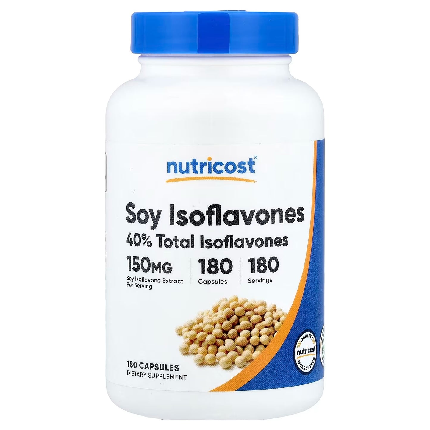 Nutricost Soy Isoflavones 150mg – 180 Vegetarian Capsules, Gluten-Free & GMO-Free
