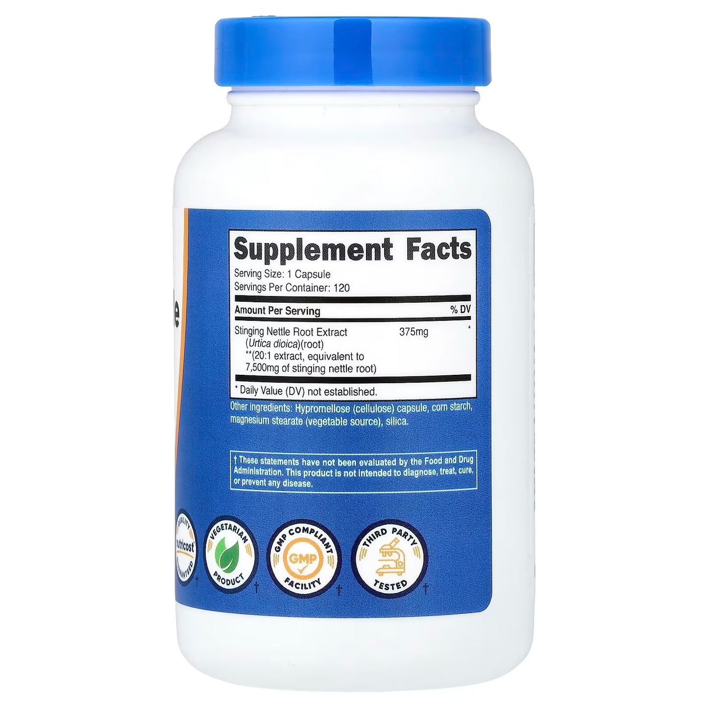 Nutricost Stinging Nettle Root Extract – 120 Vegetarian Capsules, 120 Servings, Gluten-Free & GMO-Free