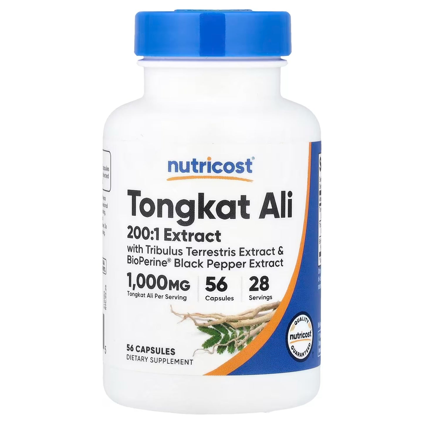 Nutricost Tongkat Ali 1000mg – 60 Vegetarian Capsules, Gluten-Free Supplement
