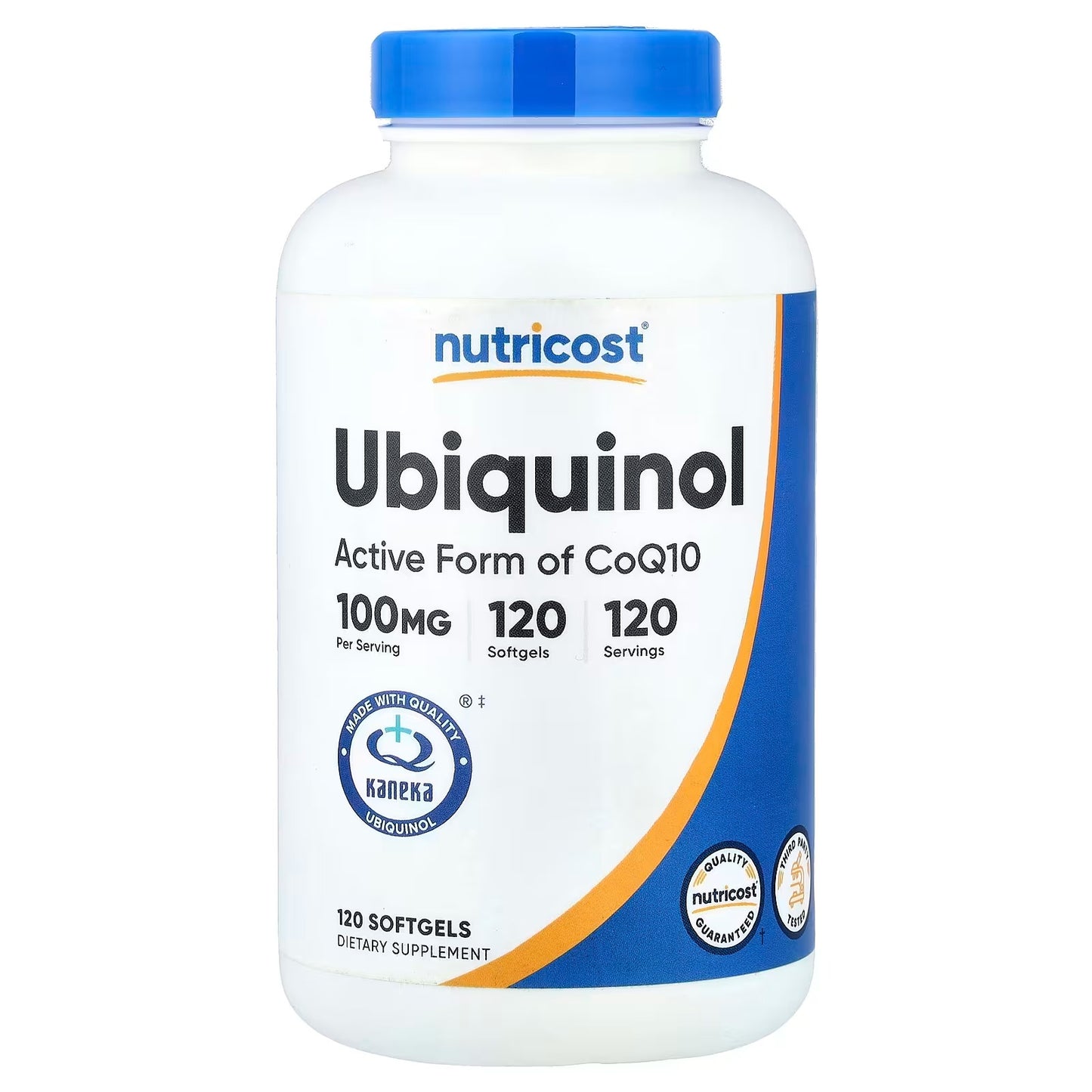 Nutricost Ubiquinol 100mg – 120 Softgels, Gluten-Free CoQ10 Antioxidant Supplement
