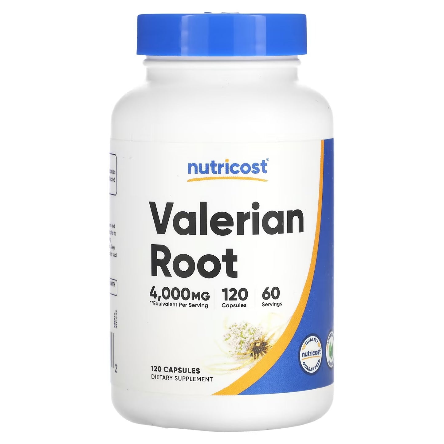 Nutricost Valerian Root Extract – 120 Vegetarian Capsules, 60 Servings, Gluten-Free & GMO-Free