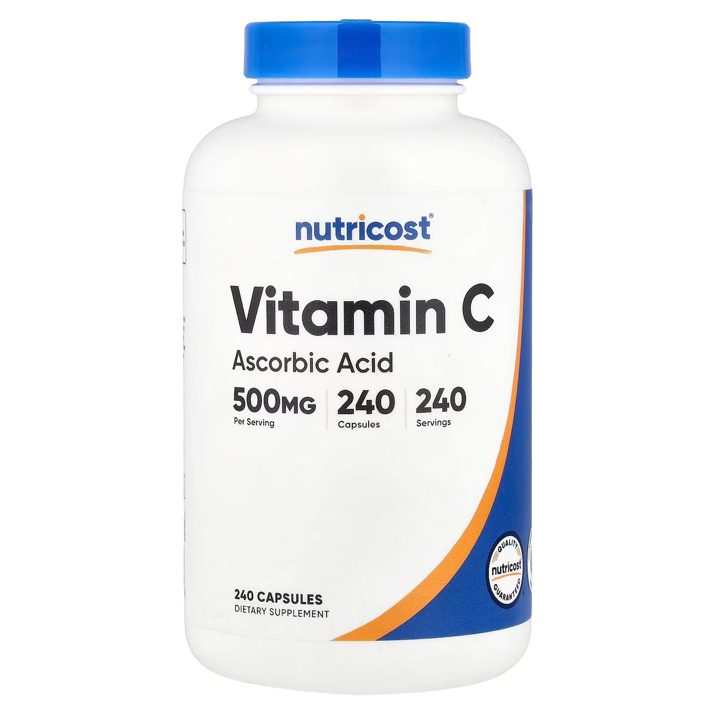 Nutricost, Vitamin C, 500 mg, 240 Capsules