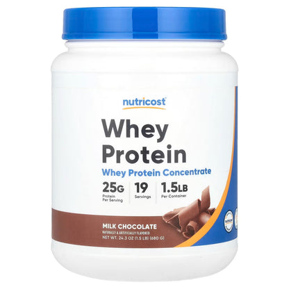 Nutricost Whey Protein Concentrate 5 lbs (2.27kg) – Chocolate Flavor, Premium Protein Powder