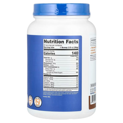 Nutricost Whey Protein Isolate 2 lbs (907g) – Mocha Flavor, Premium Protein Powder