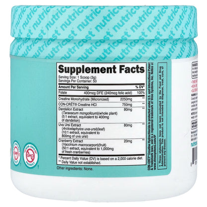 Nutricost Creatine Monohydrate Powder for Women – Unflavored, 100 Servings, Creatine Supplement