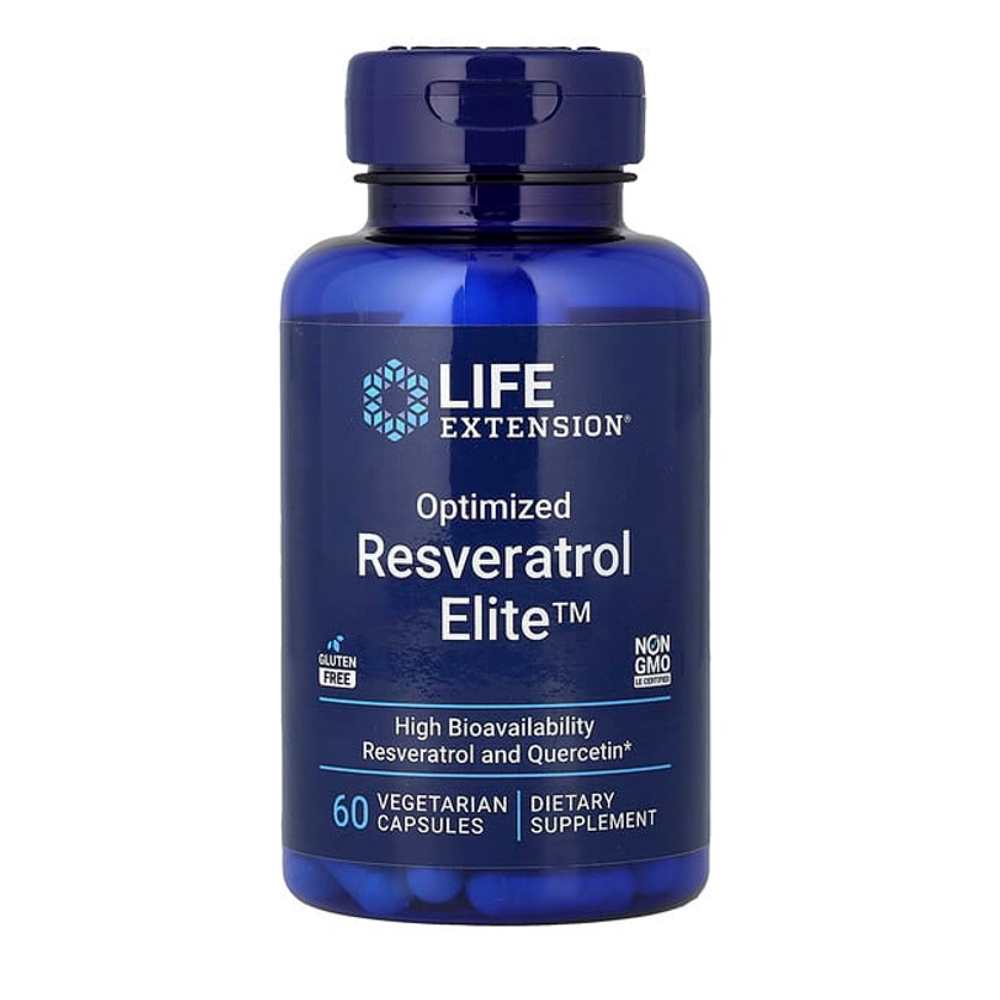 Life Extension Optimized Resveratrol Elite™ 60 Vegetarian Capsules